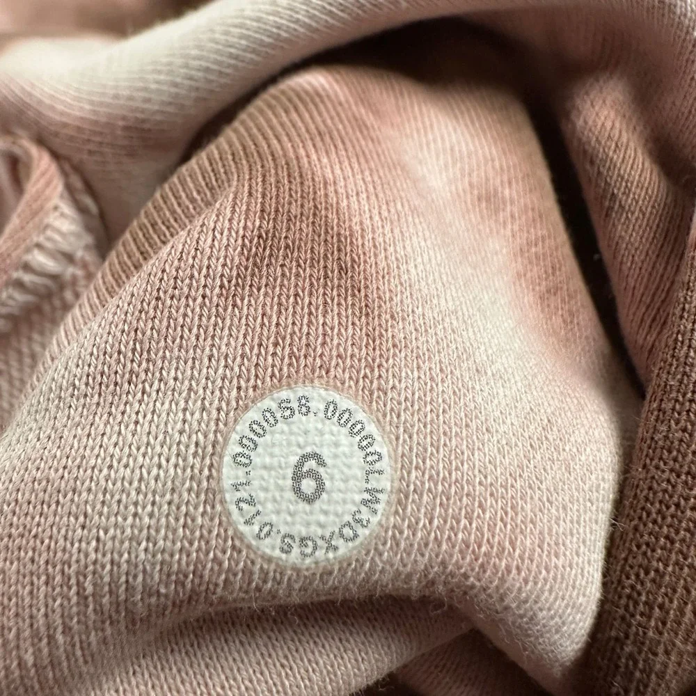 Lululemon All Yours Hoodie Womens 6 Earth Dye Pullover Pink Brown Fleece‎